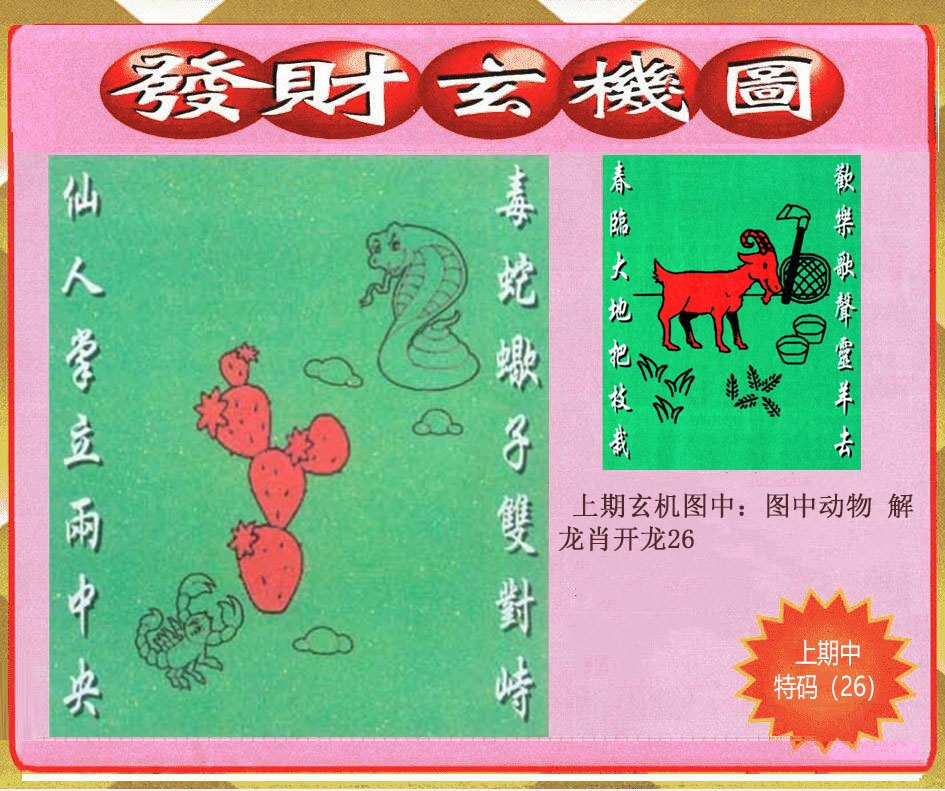 001期创富发财玄机图[图]