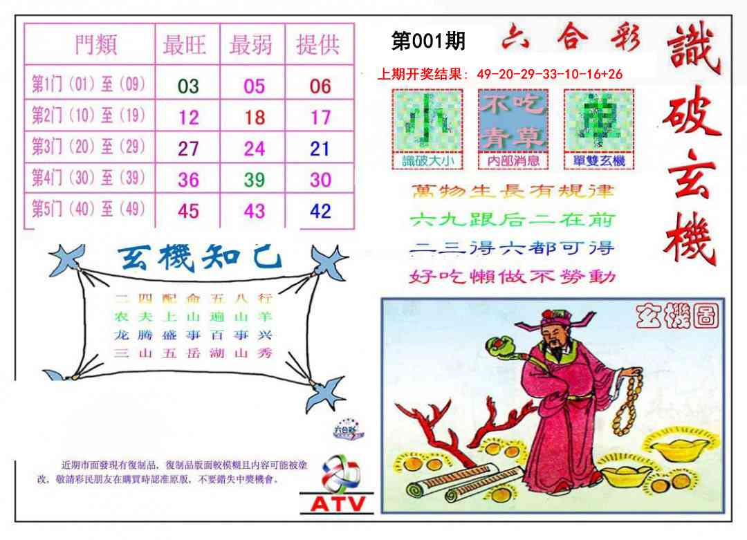 001期识破玄机[图]