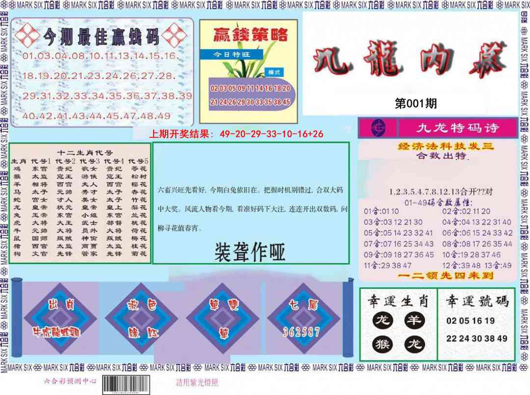 001期九龙内幕[图]