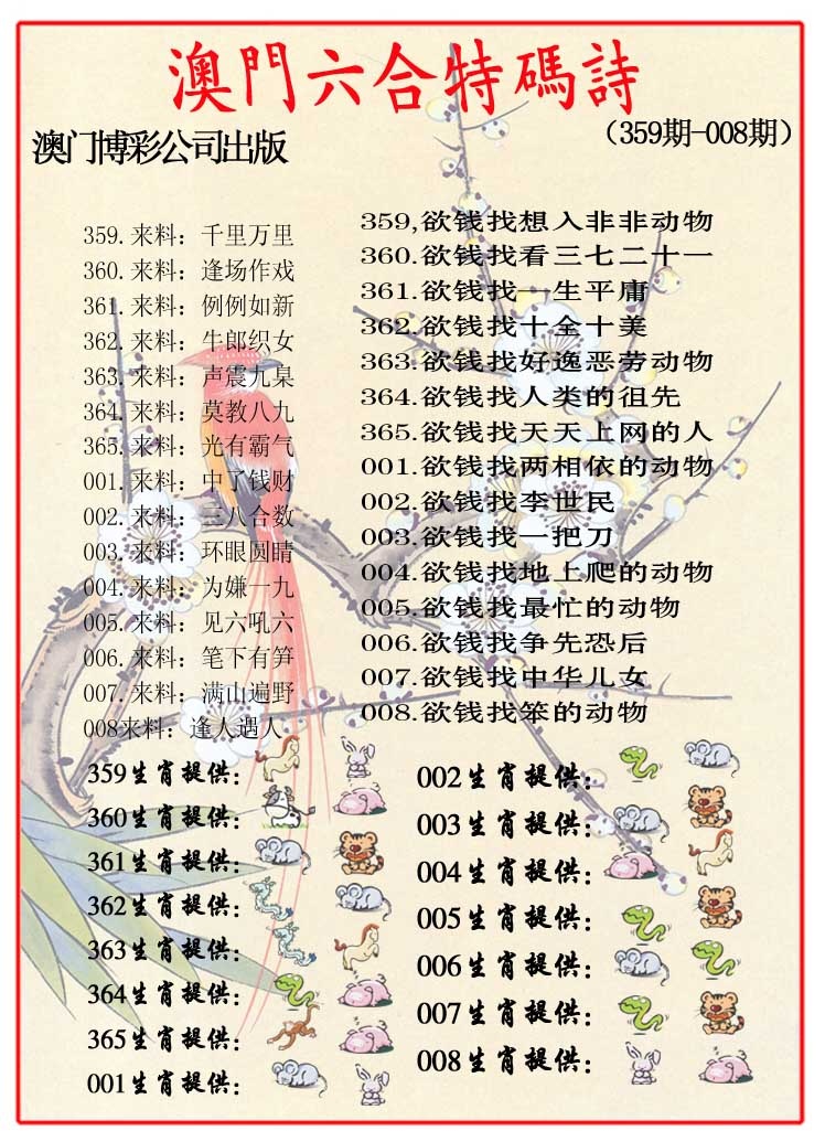 001期内部特码诗[图]