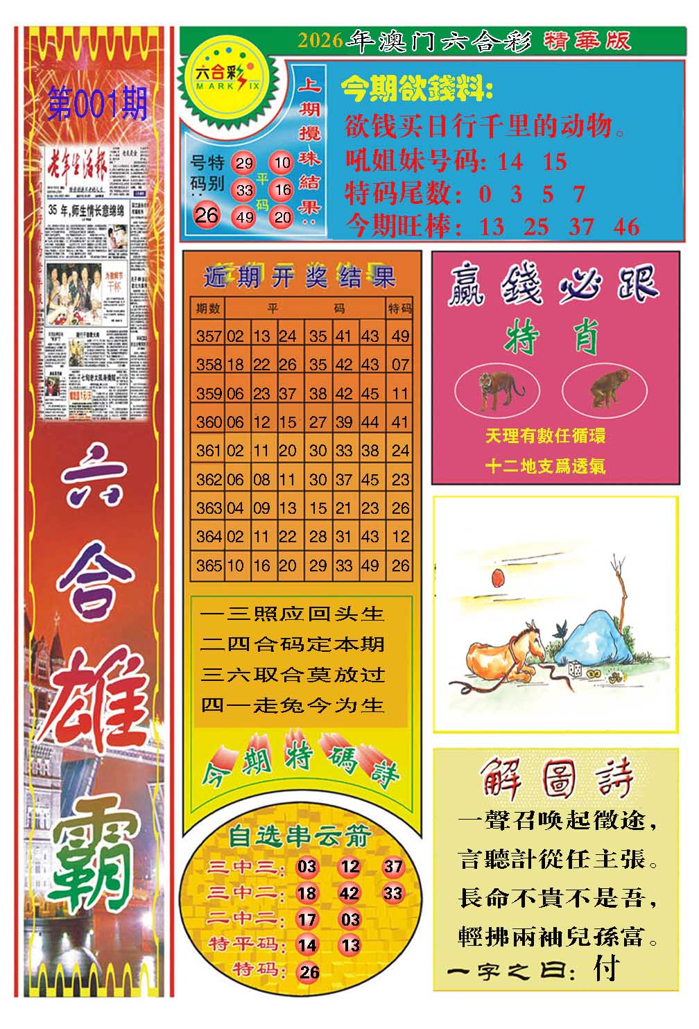 001期六合雄霸[图]