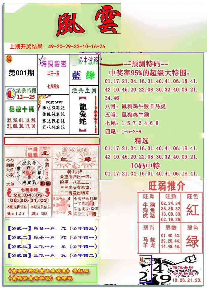 001期风云榜[图]