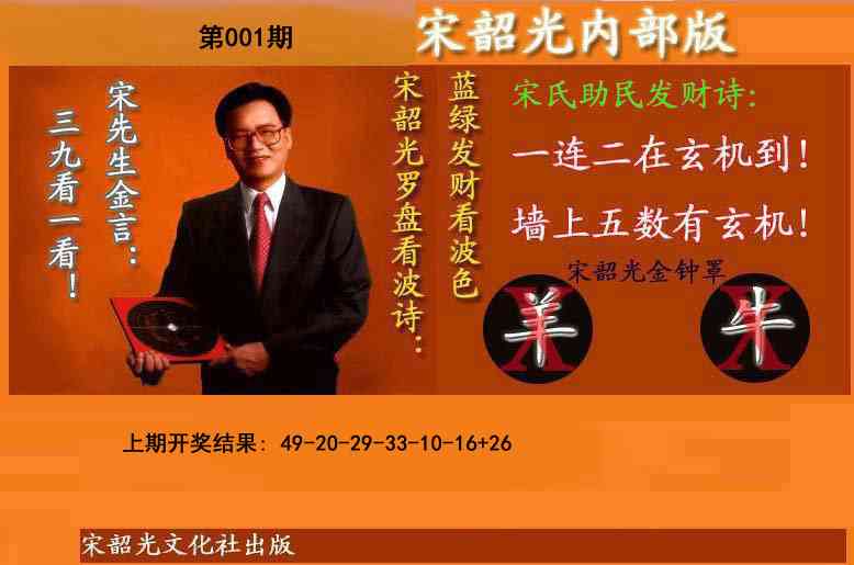 001期宋韶光内部版(另版)[图]
