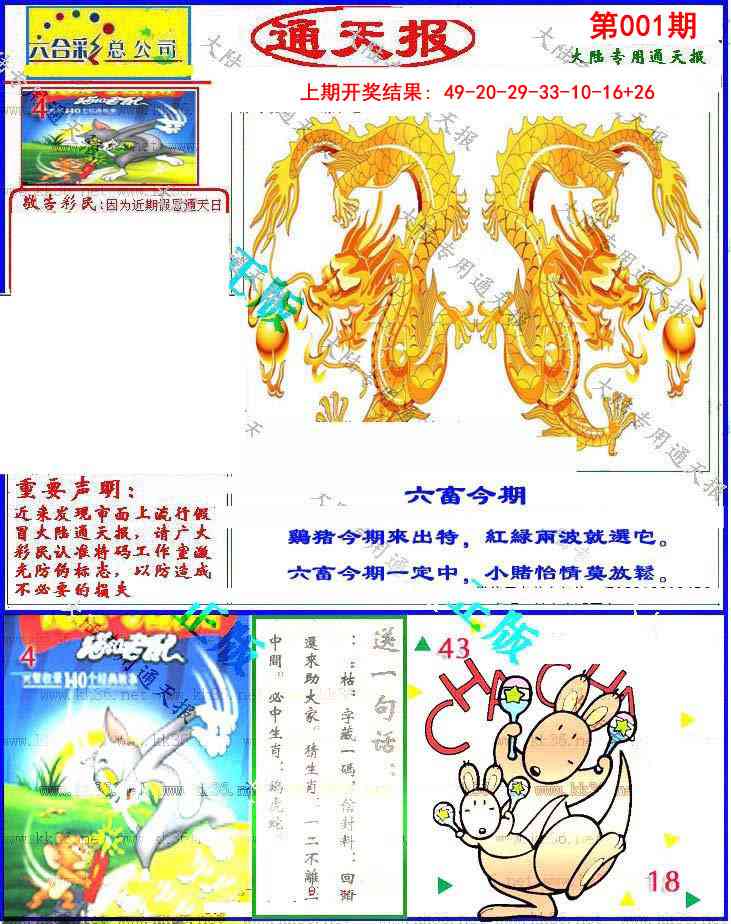 001期大陆通天报[图]