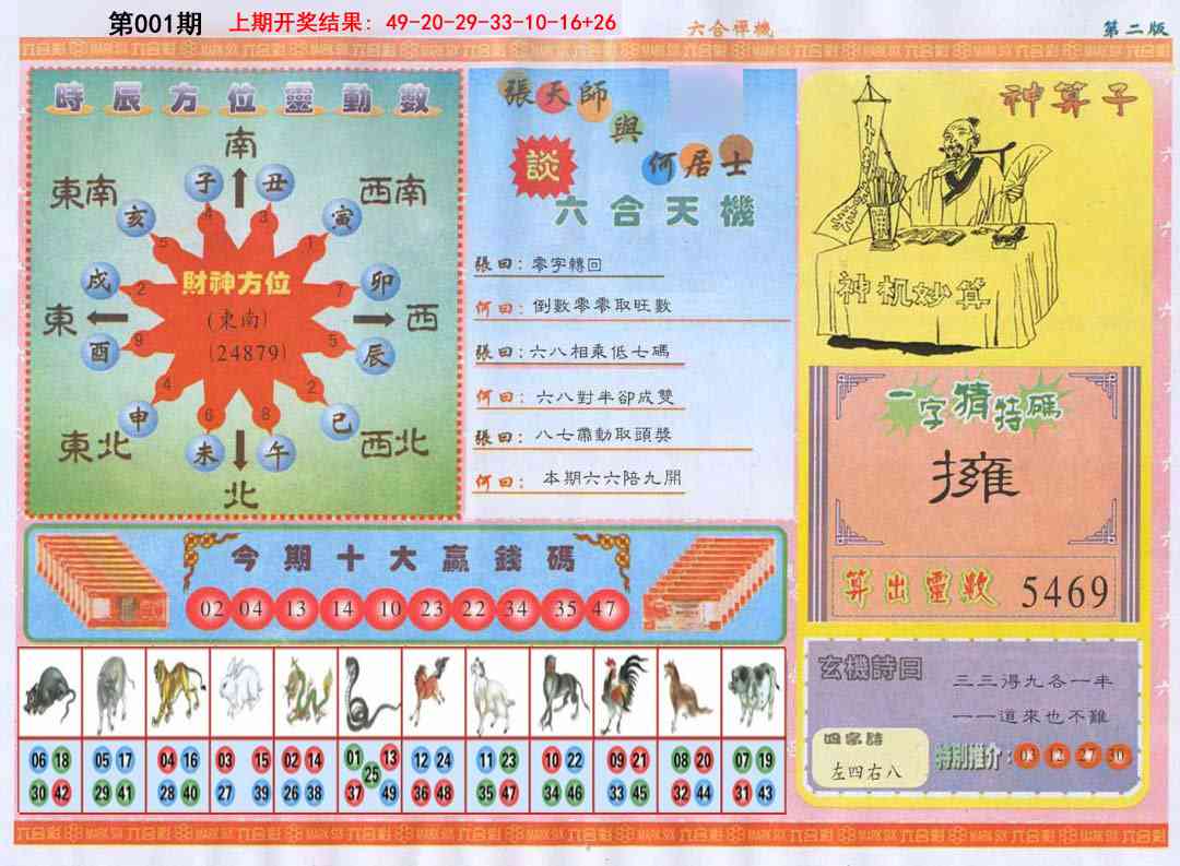 001期六合禅机B[图]