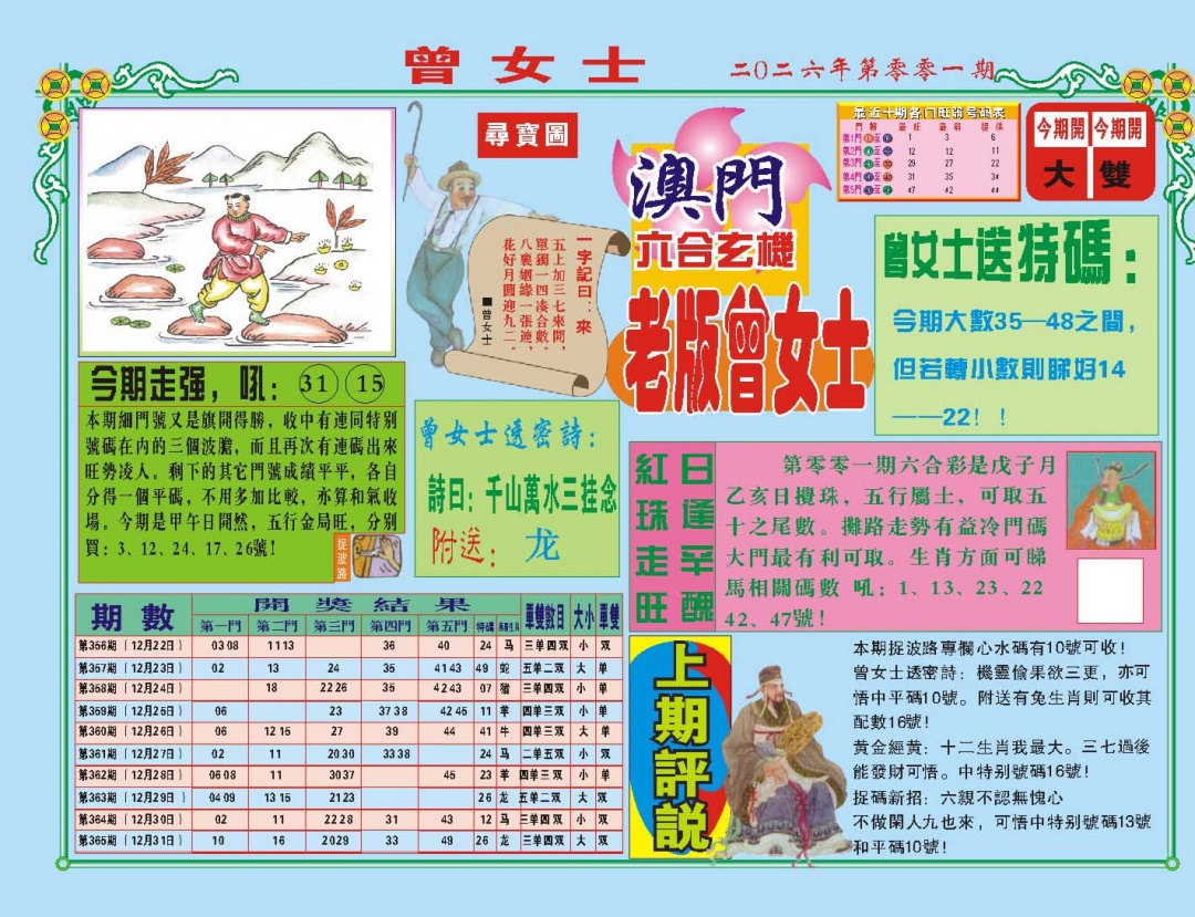 001期老版曾女士A[图]