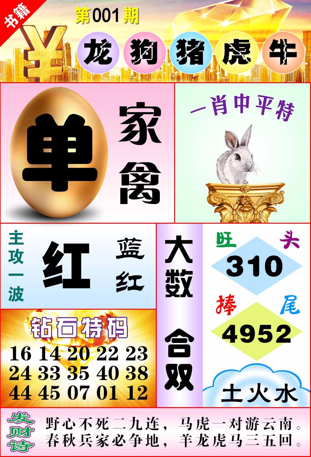 001期澳门金钱豹[图]