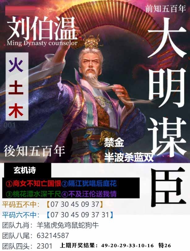 001期大明谋臣[图]